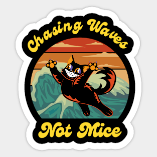 Chasing Waves not mise Sticker